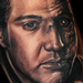 tattoo galleries/ - Black and Grey Elvis Tattoo - 65657